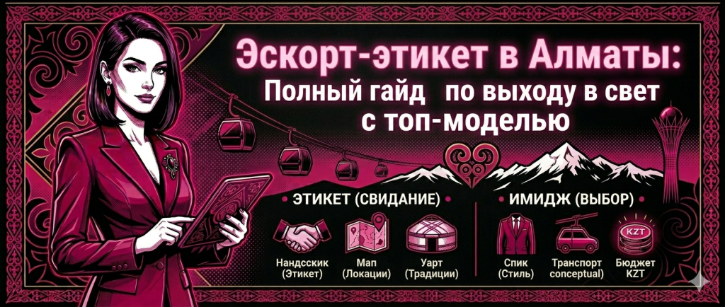 Эскорт-этикет в Алматы: Полный гайд по выходу в свет с топ-моделью