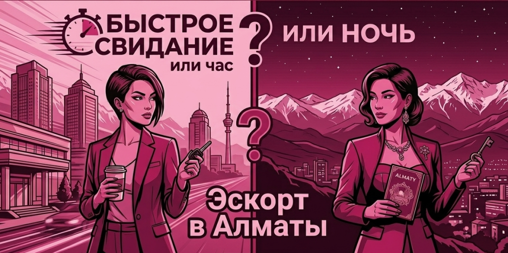 Эскорт в Алматы: Быстрое свидание  или ночь — как не облажаться с выбором?
