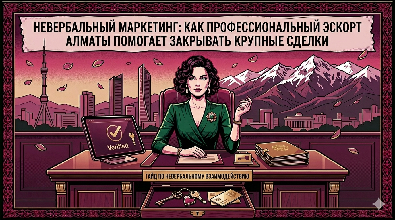 Невербальный маркетинг: как профессиональный эскорт Алматы помогает закрывать крупные сделки